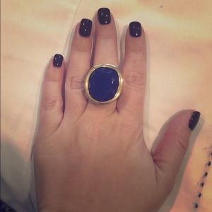 large blue stone ring